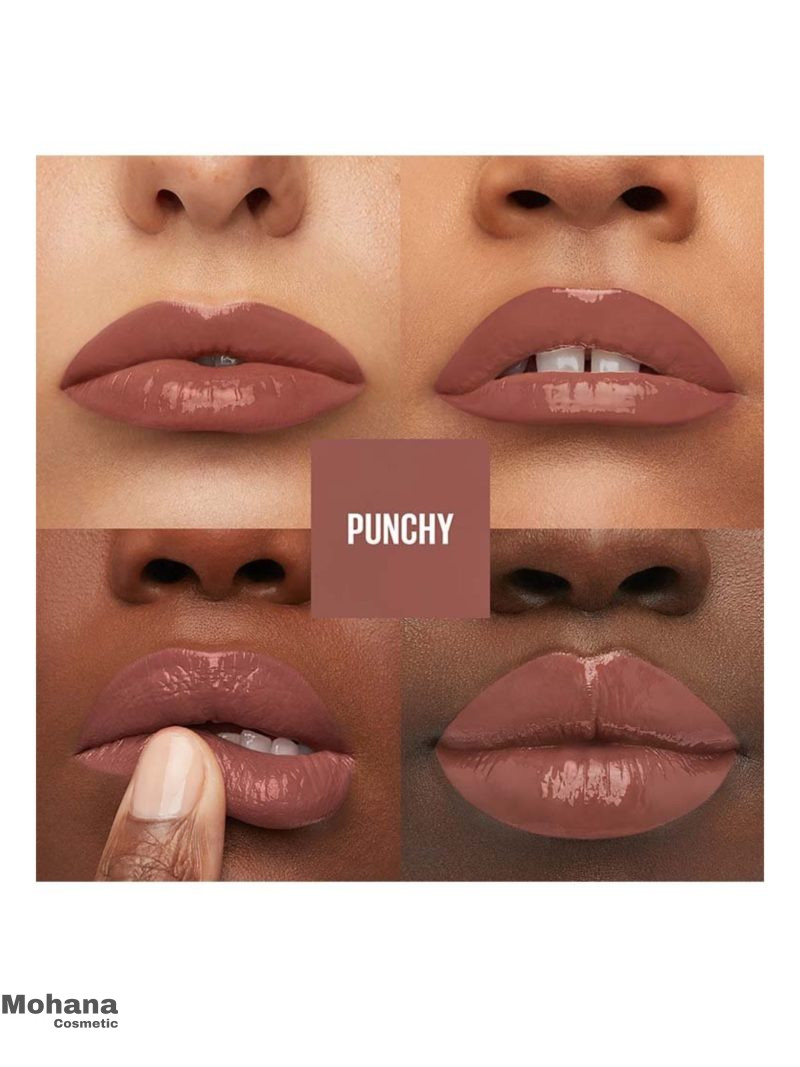 رژلب مایع میبلین مدل Super Stay رنگ Punchy 120 - Image 2
