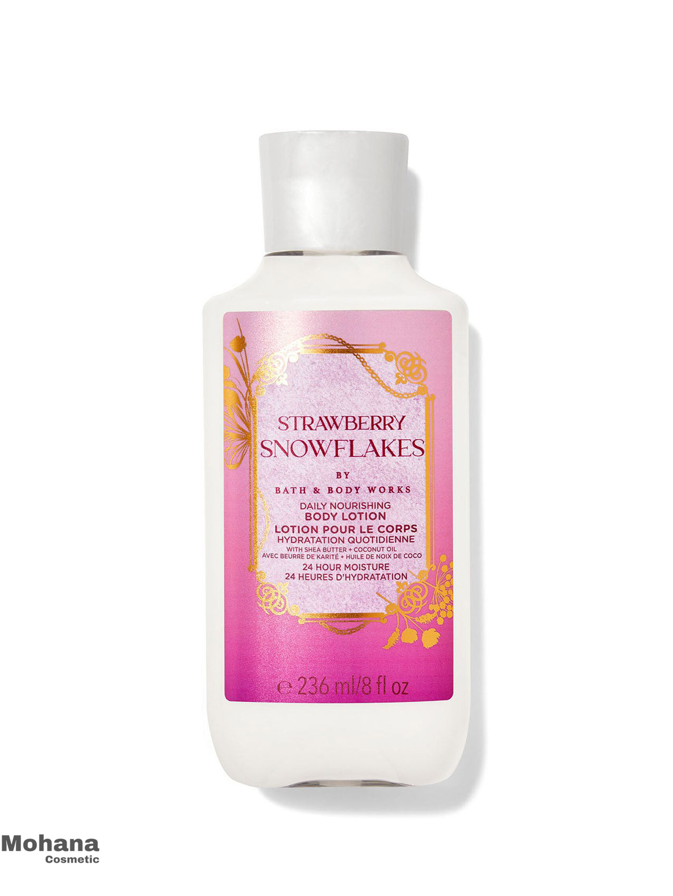 لوسیون-بدن-بث-اند-بادی-رایحه-Strawberry-Snowflakes لوسیون-بدن-بث-اند-بادی-رایحه-Strawberry-Snowflakes