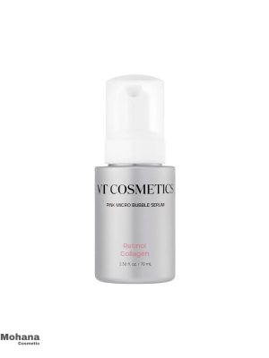 میکرو-سرم-حبابی-صورتی-رتینول-و-کلاژن-وی-تی-کازمتیک-VT-COSMETICS